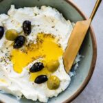 Labneh with olives