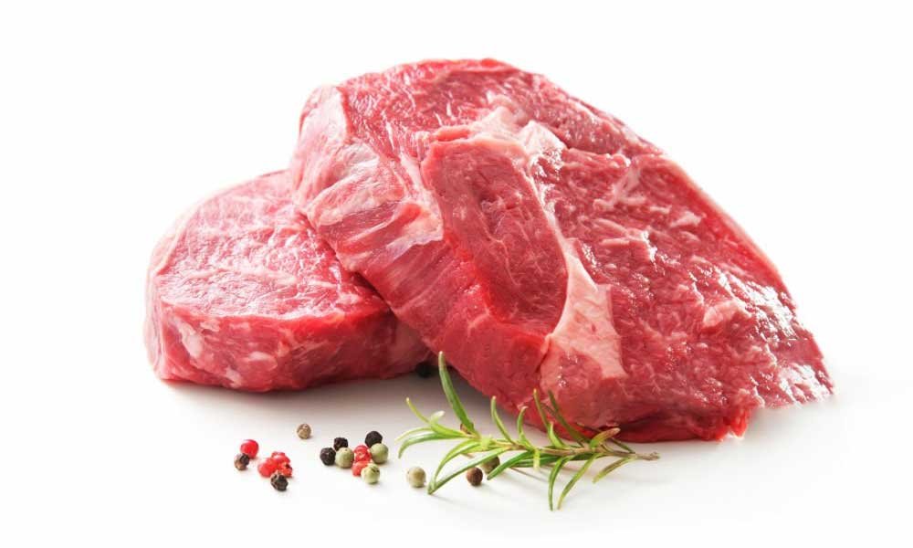 Fresh ribeye steak in UAE with marbling, ready for grilling by Royal Desert Farm