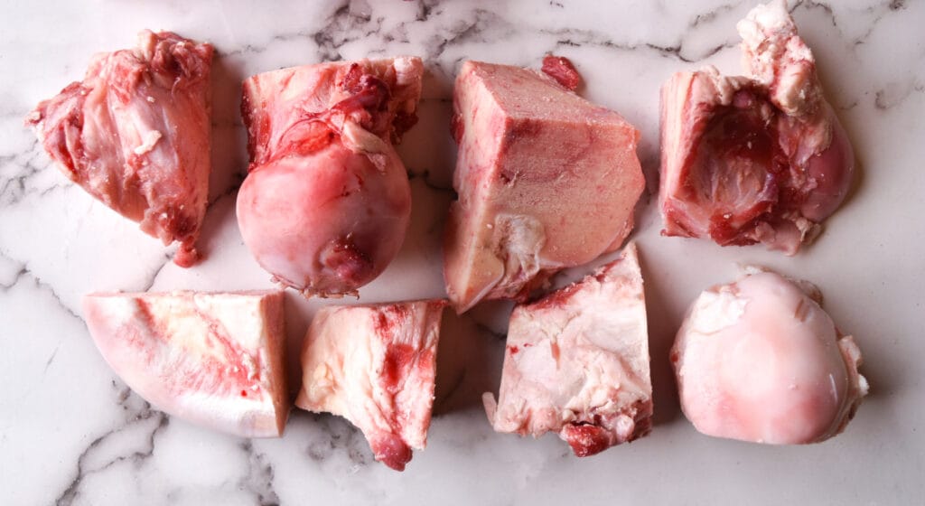 Beef joints bones