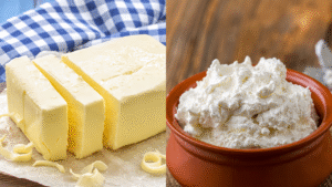 Yellow and White Butter
